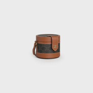 Alternative view of Túi Celine Tambour Bag Canvas And Calfskin Tan 195642BZJ-04LU