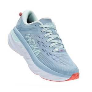 Giay Hoka Bondi 7 Light Blue Orange Tint 1110519-BFBG