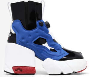 Giày Maison Margiela x Reebok Tabi InstaPump Fury Hi Blue S34WU0023P3782H8379