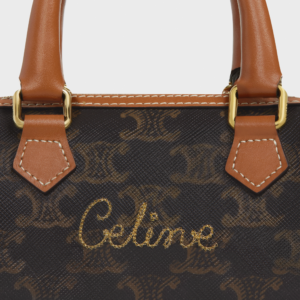 Alternative view of Túi Celine Triomphe Canvas Celine 'Cursive Tan' 196892DHX-04LU