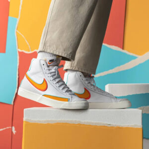 Alternative view of Giày Nike Wmns Blazer Mid '77 'Inifinite Kumquat' DC1746-100