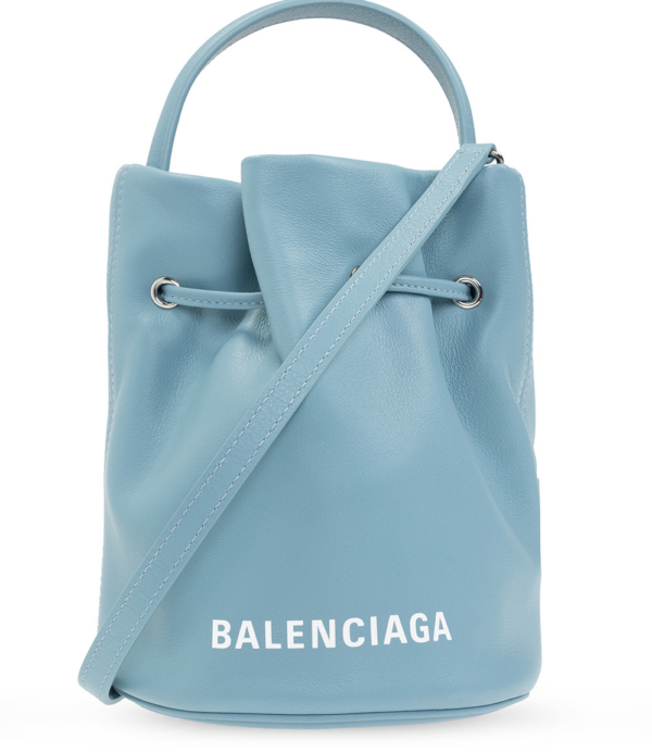 Túi Balenciaga Blue Leather Everyday XS Bucket Bag 638342 DLQ4N 4712