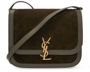 Túi Saint Laurent Suede And Smooth Solferino 'Khaki' 635025-11Z3W-3221