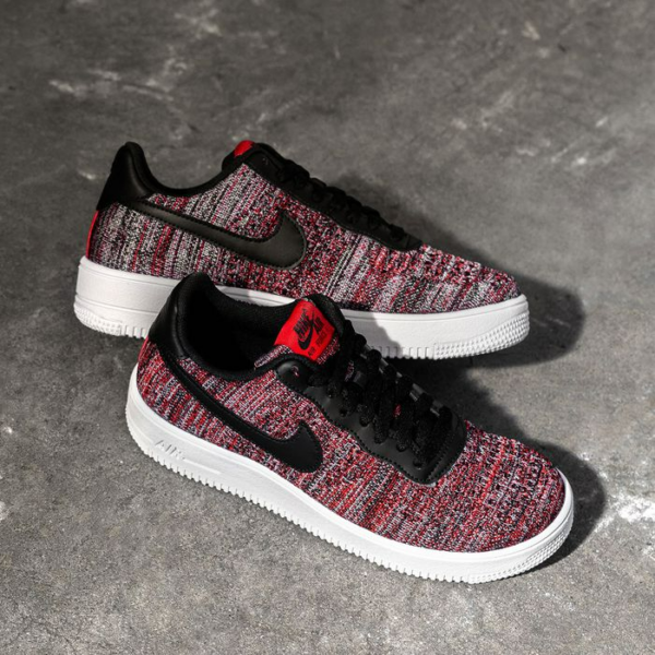 Giày Nike Air Force 1 Flyknit 2.0 'University Red Black' CI0051-600 - Hình ảnh 3