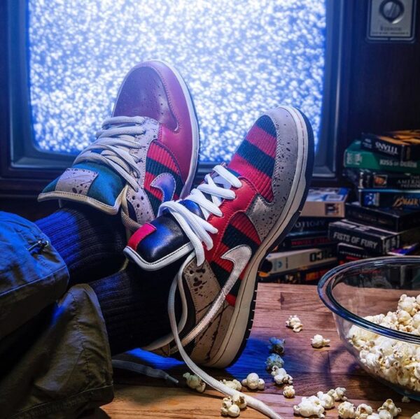 Giày Nike Shoe Surgeon x Air Jordan 1 High 'Freddy Krueger' Custom TSS-AJ1-FREDDY - Hình ảnh 2