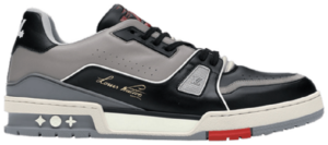Giày Louis Vuitton Trainer Low 'Black Grey' 1A54H5