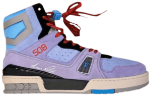 Giày Louis Vuitton Trainer Sneaker Boot 'Purple' 1A7R0P