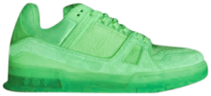 Giày Louis Vuitton Trainer 'Fluorescent Green Monogram' 1A8KD8