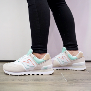 Alternative view of Giày New Balance 574 'Moonbeam Neo Mint' ML574SCE