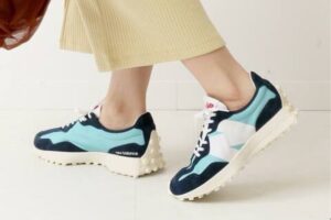 Alternative view of Giày New Balance Wmns 327 'Wax Blue' WS327CPB