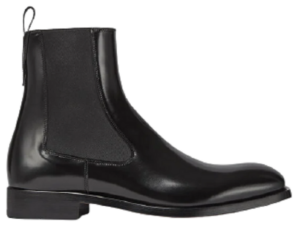 Giày Versace V Leather Boots Black 1000786-1A00695-1B000