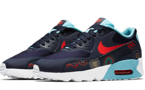 Alternative view of Giày Nike Air Max 90 Ultra 2.0 QS (GS) 'Black' AO2097-400