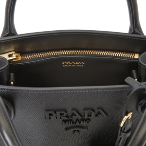 Tui Prada Saffiano Monochrome Small 'Black' 1BA156-2ERX-F0002