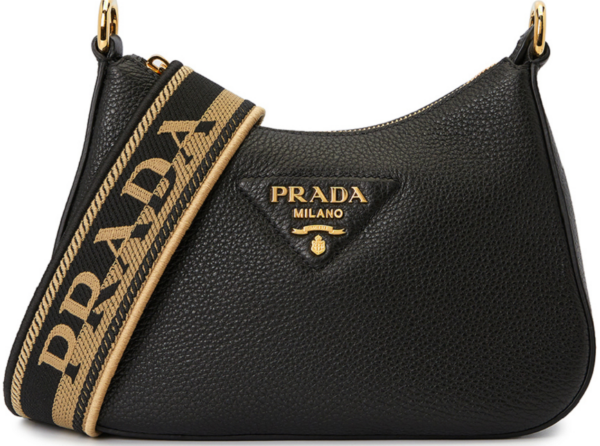 Túi Prada Vitello Dino 'Black' 1BH193-2DKV-F03C3