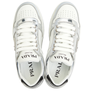 Giay Prada Downtown Triangle Logo 'White' 1E792M-3LL2-F0J36