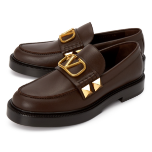 Giay Valentino Stud Signed 'Brown' 1Y2S0F09ELI-KG8