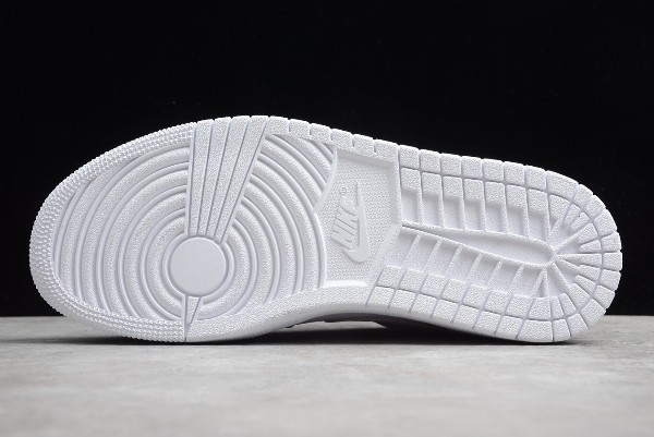 Giày Nike Air Jordan 1 Low GS 'White Black' 553560-101 - Hình ảnh 6