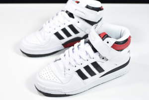 Alternative view of Giày Adidas Forum Mid Footwear White Black BY4375