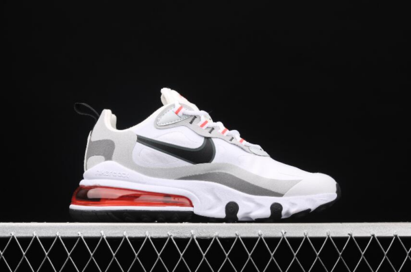 Giày Nike Air Max 270 React 'White Crimson Black' CT1280-100 - Hình ảnh 2