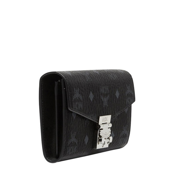 Túi MCM Patricia Crossbody Wallet Visetos Black MYL8SPA11BK001 - Ảnh 2