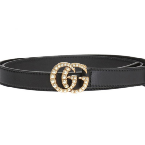 Alternative view of Thắt Lưng Gucci Women Pearl Double G Buckle Belt 476342-AP0WT-8681