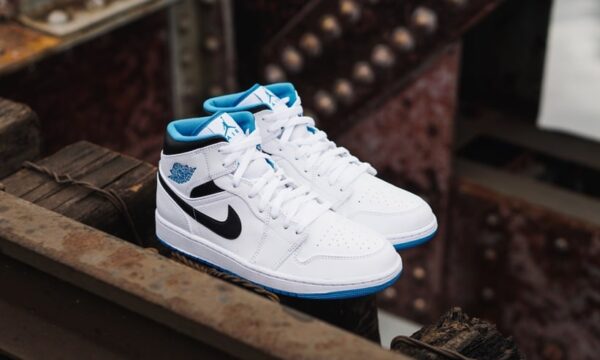 Giày Nike Air Jordan 1 Mid 'Laser Blue' 554724-141 - Hình ảnh 11