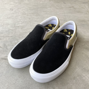Giay Vans Shake Junt x Slip-On Pro 'Black Gold' VN0A347V13L