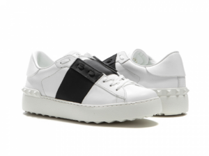 Alternative view of Giày Valentino Women's Rockstud Hidden Open Sneakers UW0S0781-BLU-A01