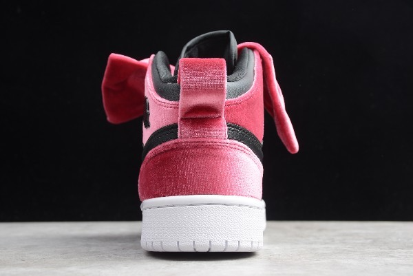 Giày Nike Air Jordan 1 Mid Bow XLD GS 'Noble Red' CK5678-006 - Hình ảnh 7