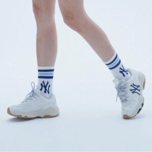 Alternative view of Giày MLB Big Ball Chunky Lite NY 'Beige' 32SHC3111-50W