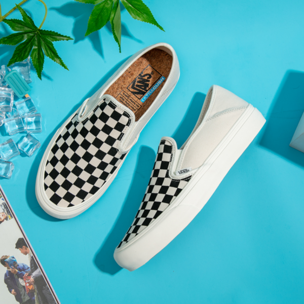 Giày Vans Eco Theory SlipL-On SF 'Black Checkerboard' VN0A3MVD42E - Hình ảnh 4