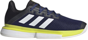 Giày Tennis Adidas Solematch Bounce 'Navy Yellow' GY7645