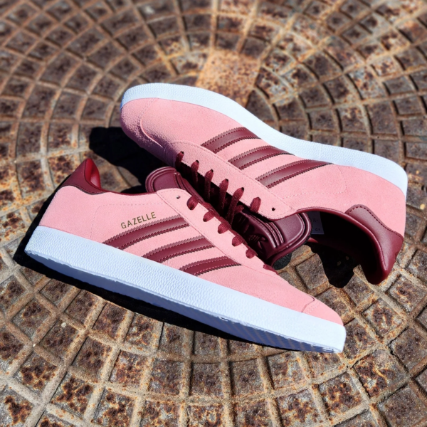 Giày Adidas Gazelle 'Super Pop Pink Shadow Red' H06394 - Hình ảnh 2