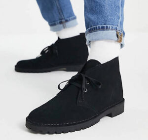 Giay Clarks Desert Rock 'Black Suede' 261-62705
