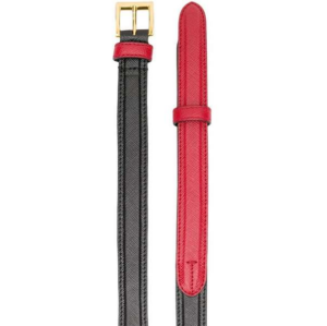Alternative view of Thắt Lưng Prada Buckle Two Tone 'Black Leather' 1CC154053F0WLG