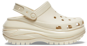 Dép Crocs Classic Mega Crush Clog Bone 207988-2Y2