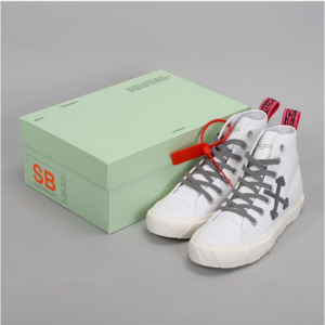 Alternative view of Giày Off-White Vulc Sneaker Mid White OMIA119S19C21034-0106