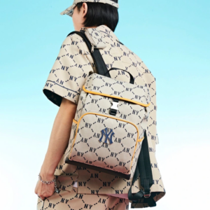 Alternative view of Túi MLB Monogram Diamond Jacquard NY Yankees Beige