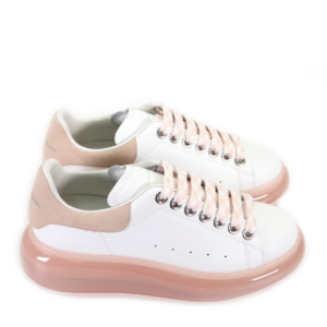 Alternative view of Giày Alexander McQueen Wmns Oversized Sneaker 'White Rose' 611698-WHXMA-9397