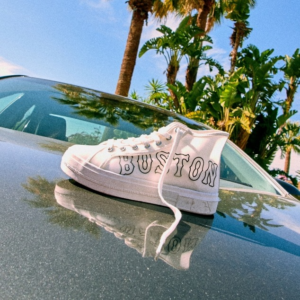 Alternative view of Giày MLB Playball Cup Screen Hi Boston Red Sox 32SHP9011- 43W