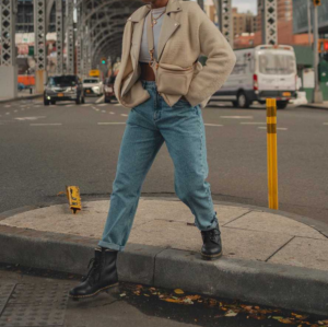 Alternative view of Giày Dr.Martens 1460 Women's Faux Fur Lined 'Black' 21797001