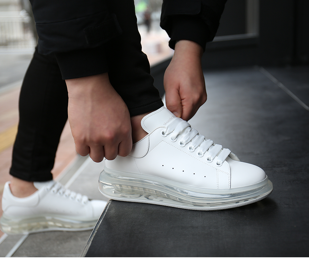 Giày Alexander McQueen Oversized Sneaker 'Clear Sole White' 604232-WHX98-9000 - Ảnh 3