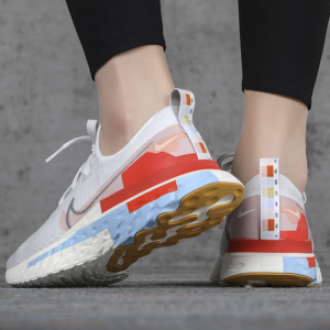 Alternative view of Giày Nike Wmns React Infinity Run Flyknit 'Psychic Blue Coral' CU0430-001