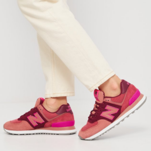Alternative view of Giày New Balance 574 Classic 'Pink' WL574WH2