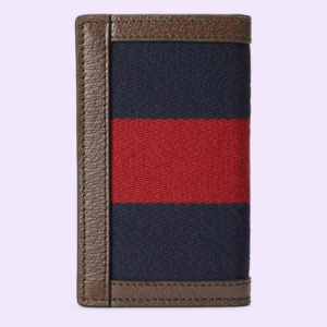 Vi Gucci Web Card Case Double G 'Blue Red' ‎722932-HE2VT-8450