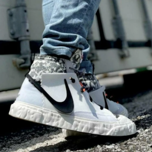 Alternative view of Giày Nike READYMADE x Blazer Mid 'White Camo' CZ3589-100