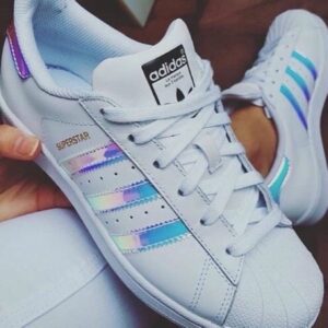 Alternative view of Giày Adidas Superstar J 'Iridescent' AQ6278