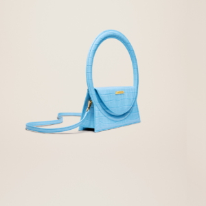 Tui Jacquemus Le Sac Rond 'Croco Blue' 221BA015-3101-330