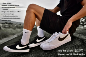Giay Nike SB Zoom Blazer Low XT 'Black White' 864348-019