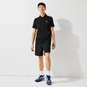 Ao Lacoste Sport Erkek Regular Fit Siyah Polo 'Black' DH2094-258